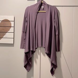Dark lavender Splendid cardigan size XS/S
